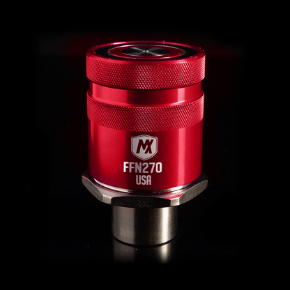 Red Flat Face Matrix Nozzle