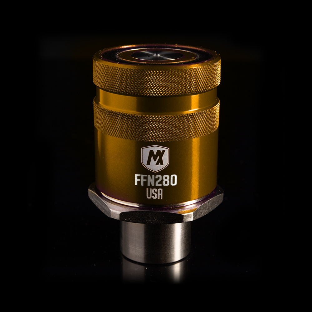 Gold Flat Face Matrix Nozzle