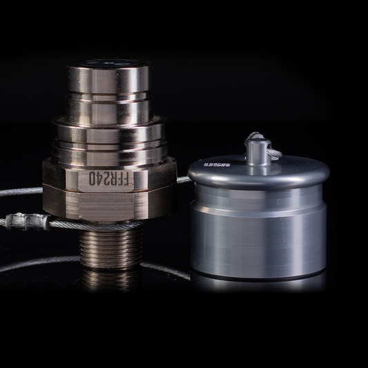 FFR240c - Grey Flat Face Receiver with Cap