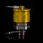 Yellow industrial fluid receiver fitting